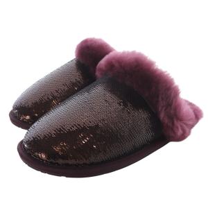 Scuffette II Mirror Ball スリッパ ミュール 23cm 紫 パープル /SR40