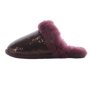 UGG australia Scuffette II Mirror Ball スリッパ ミュール 23cm 紫 パープル /SR40