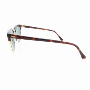 Ray-Ban CLUBMASTER サングラス アイウェア 度なし べっ甲柄 ウェリントン 4921-3N 茶 ブラウン