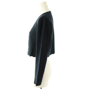 TOCCA SCALLAP BOLERO ボレロ ニット 長袖 M ネイビー /HK OS