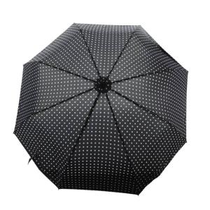 ピンドット 折り畳み傘 紺 ネイビー /SR23