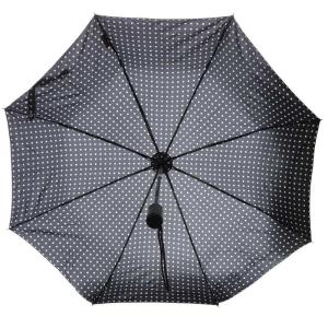 MACKINTOSH ピンドット 折り畳み傘 紺 ネイビー /SR23