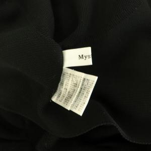 Mystrada ボリュームスリーブニット カットソー 五分袖 38 ブラック /MY OS