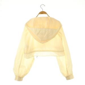 SNIDEL 23SS マイクロショートマウンテンパーカー ジップアップ F アイボリー /AT OS