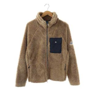 ボアブルゾン ジャケット ジップアップ S モカ /DF OS