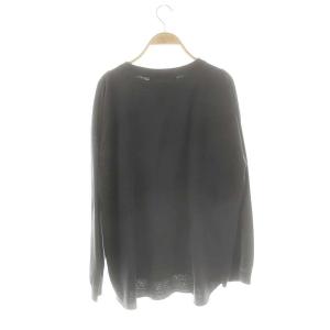REMI RELIEF LONGSLEEVE T UNNECESSARY トップス Tシャツ カットソー 長袖 チャコールグレー