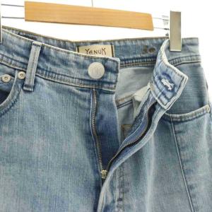 YANUK 57133306 LEA ボーイズストレート スイッチングサックス デニムパンツ ジーンズ M 青 /MI