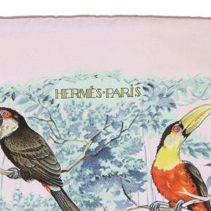 HERMES スカーフ カレ90 EQUATEUR 赤道直下 ピンク
