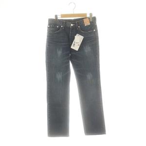 501XX フィリピン製復刻デニムパンツ ダメージ加工 W30L31 ブルー