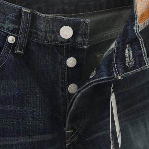 Levi's 501XX フィリピン製復刻デニムパンツ ダメージ加工 W30L31 ブルー