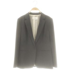 VILLAZ シングルジャケット テーラード 総裏地 4 ダークグレー /DO OS