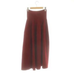 CFCL POTTERY VELVET SKIRT 1 レッド