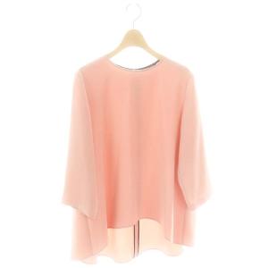 8分袖ブラウス チュニック 38 ピンク /MI OS