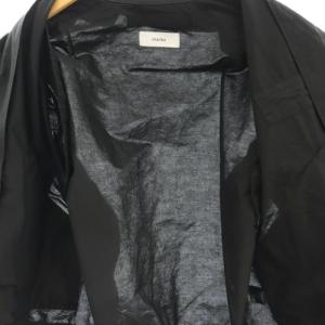 marka 25SS オーガニックコットンシルク 高密度 タイプライター ブルゾン 1 ブラック
