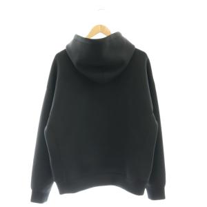 1PIU1UGUALE3 ボンディング プルオーバー パーカー ダンボールニット 4 黒 /MI OS AD