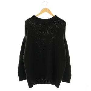 ブロックチェック カシミヤ ニット 3 ブラック