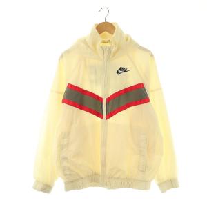 NSW HBR-S ウーブン LND フーディ ジャケット L アイボリー DM5021-113