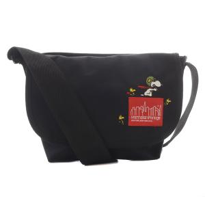 PEANUTS ピーナッツ スヌーピー メッセンジャーバッグ ショルダーバッグ 黒 ブラック MP1605JRSNPY15