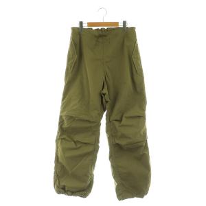 23AW ドロストミリタリーパンツ ワイド イージー F カーキ /MY OS