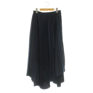 23SS NATURAL GGT IRREGULAR PLEATED SK イレギュラープリーツスカート