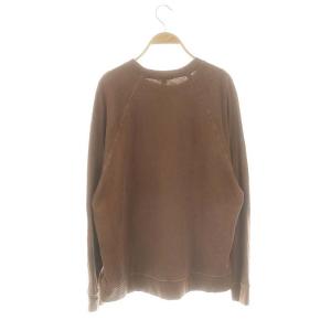JAMES PERSE バックパイル ラグランスリーブプルオーバー カットソー 長袖 1 ブラウン /HK OS
