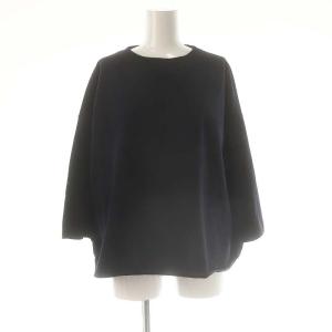 コットン 七分袖 プルオーバー スウェット 1 ネイビー /HK OS