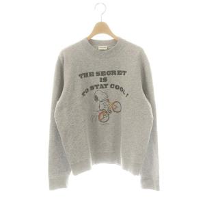×PEANUTS スウェット グレー
