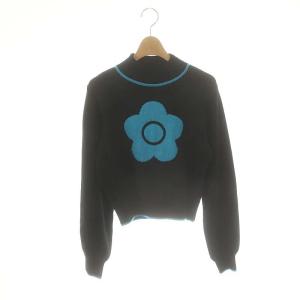 × マリークワント MARY QUANT 24SS デイジーニットトップス セーター モックネック 長袖
