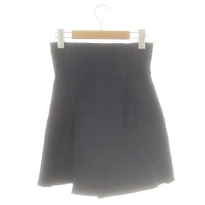 SNIDEL 24AW サイドボタンデニムスカショ ショートパンツ スカパン 0 濃紺 インディゴ /ES OS