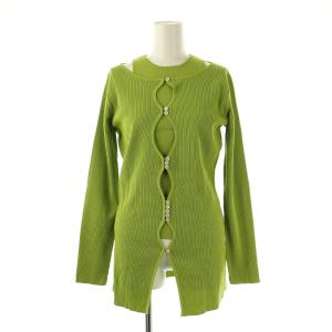 アメリ AMERI LAYERED ORNAMENT HOLE KNIT TOP ニットレイヤード アンサンブル