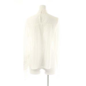 GRACE CONTINENTAL 24AW レースコンビハイネックトップ ブラウス 長袖 36 ホワイト /ES OS