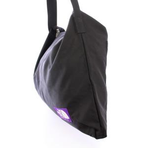 THE NORTH FACE PURPLE LABEL ナイロンオックスショルダーバッグ ロゴ 刺繍 F 黒 ブラック NN7754N /BB OF