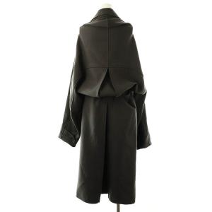 FUMIKA_UCHIDA STRETCH W-FACE DOUBLE BREASTED LONG COAT