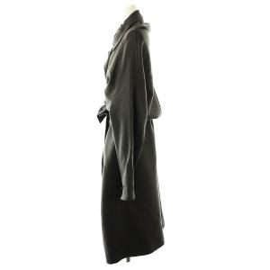 FUMIKA_UCHIDA STRETCH W-FACE DOUBLE BREASTED LONG COAT