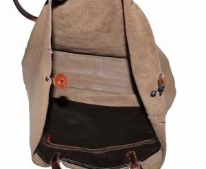 HENRY CUIR トートバッグ グレー