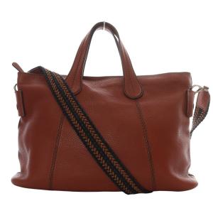 ✨美品✨トッズ　ALH　2wayトートバッグ　モカブラウン　シボ革　大容量 ✨美品✨トッズ ALH 2wayトートバッグ モカブラウン シボ革 大