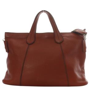 TOD'S ハンドバッグ 2way レザー レッド