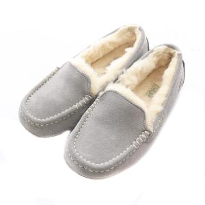 アンスレー モカシン スリッポン ドライビングシューズ スエード US6 23cm グレー 3312 /SB