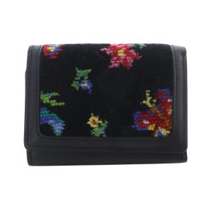 FEILER ハイジ 三つ折り財布 切替 黒 ブラック /SR27