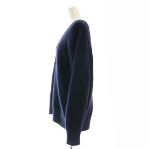 Whim Gazette WhimGazette 22AW FOXEY Vネップルオーバーニット セーター カシミヤ混 F ネイビー /DO OS