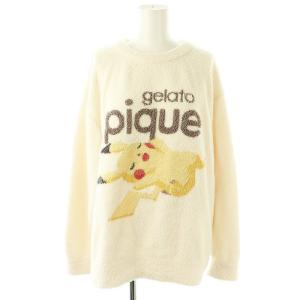 gelato pique × Pokemon Sleep 23AW ベビモコプルオーバー&ロングパンツ ルームウェア F アイボリー