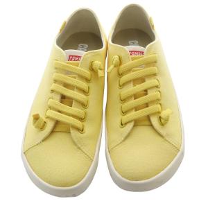 CAMPER Peu Rambla スニーカー ローカット 38 黄色 イエロー 21897-060 /SR36