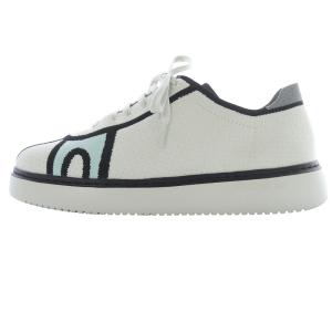 Runner K21 スニーカー 38 白 ホワイト 黒 ブラック K201640-002 /SR39