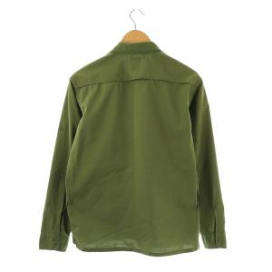 STANDARD CALIFORNIA ロングスリーブ裏地メッシュシャツ 長袖 S カーキ /DO OS