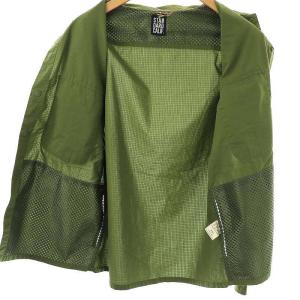 STANDARD CALIFORNIA ロングスリーブ裏地メッシュシャツ 長袖 S カーキ /DO OS