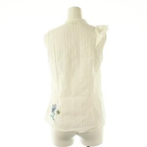 Lily Brown LilyBrown セットアップ アシメフリル刺繍ブラウス ショートパンツ F ホワイト マルチカラー /ES OS