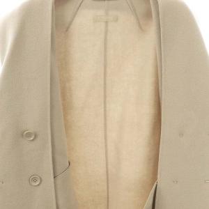 S Max Mara Cucito A Mano ウール ダブルブレスト コート 36 ベージュ