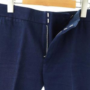 Drawer スリムパンツ ジッパーフライ 34 ネイビーブルー /DO OS
