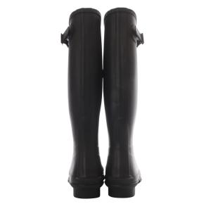 Barbour Bede サイドストラップ レインブーツ 長靴 ロング ローヒール 5 ブラック /YO18