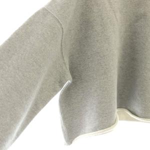 EVERYDAY I LIKE Cropped スウェット プルオーバー トレーナー ショート丈 F グレー 22070500806030